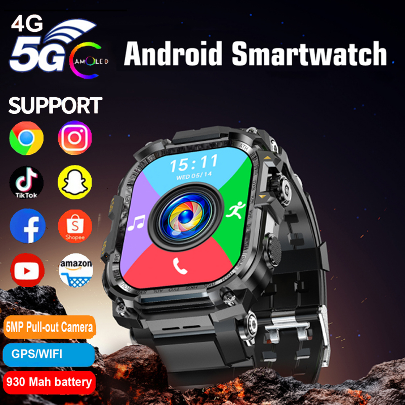 Smartwatch Watches For Women With Gps - 4G Android ผู้ชายผู้หญิงสมาร์ทนาฬิกาผู้ชาย GPS 3G RAM/32G