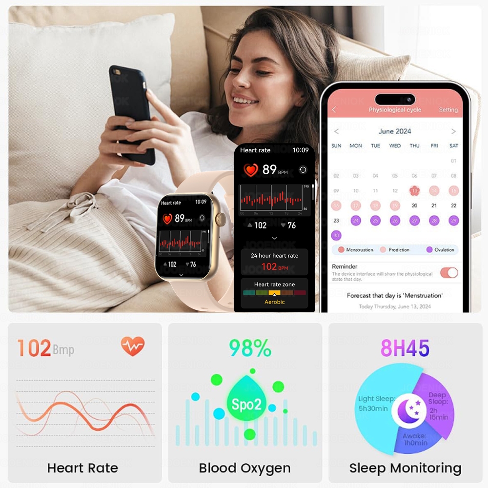 2025 ใหม่สมาร์ทวอทช์ผู้หญิง GP - Smartwatch Watches For Women With Gps บทวิจารณ์และราคา