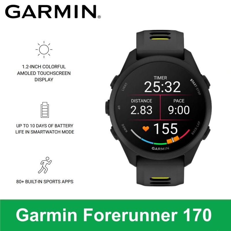 การ์มิน ฟอร์รันเนอร์ 170 สมาร์ - Timex Watches Smartwatch บทวิจารณ์และราคา