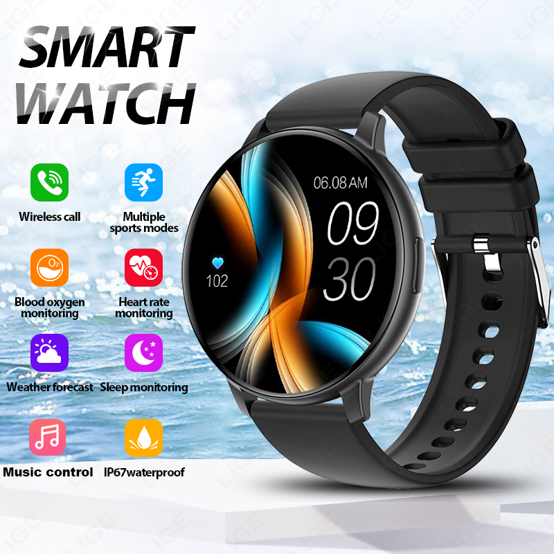 LIGE นาฬิกาสมาร์ทวอทช์รุ่นใหม่ - Watches Ladies Smartwatch บทวิจารณ์และราคา