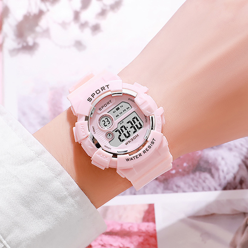แฟชั่นนาฬิกาเด็กส่องสว่างกันน้ - Smartwatch Watches For Kids บทวิจารณ์และราคา