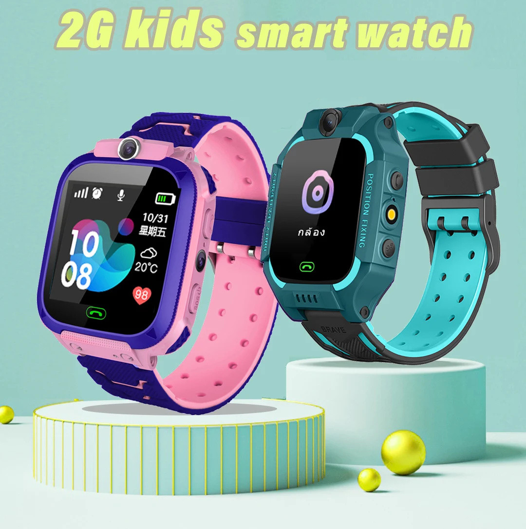 Q12 เด็กดูสมาร์ท 2G SOS โทรตํา - Smartwatch Watches For Kids บทวิจารณ์และราคา