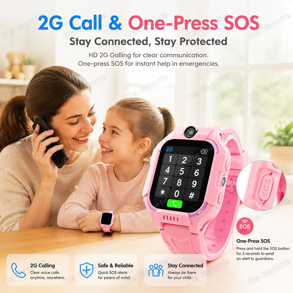 2027 นาฬิกาอัจฉริยะสำหรับเด็ก  - Smartwatch Watches For Kids With Gps บทวิจารณ์และราคา