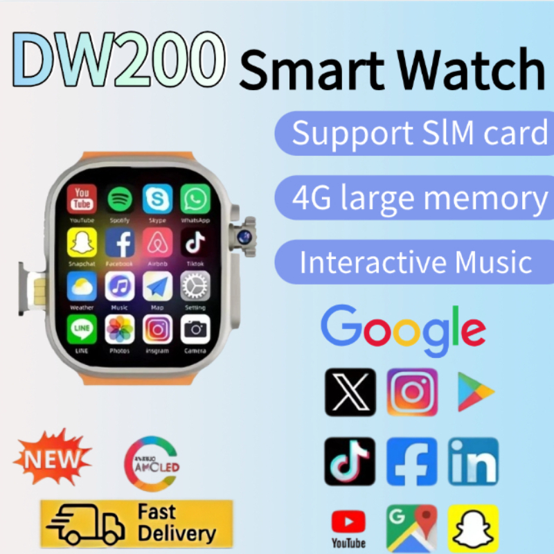 สมาร์ทวอทช์ DW200 รองรับซิมการ - Smartwatch Watches Price บทวิจารณ์และราคา